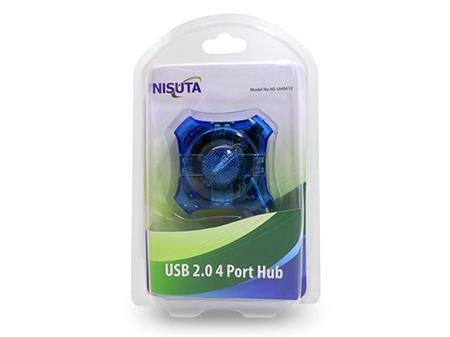 HUB USB 1 X 4 2.0 NISUTA UH0410